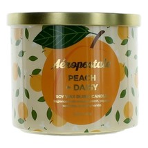 Aeropostale 14.5 oz Soy Wax Blend 3 Wick Candle - Peach &amp; Daisy  - £15.66 GBP