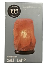 Wayland Square Himalayan Salt Lamp Orange Pure Natural 7&quot; - £23.73 GBP