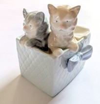 1988 NAO Hand Made in Spain Lladro Cat Kittens Purr-fect #1080 - £19.86 GBP