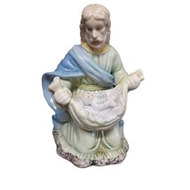 Vintage Jesus Holding Baby Religious K&#39;s Collection Figurine - $13.81