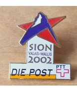 vintage 1994 Sion Switzerland winter Olympic games 2002 badge pin - $11.50