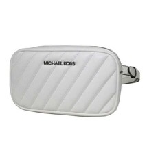 NWB Michael Kors Rose Quilted Convertible Belt White 35T0SXOC1I $348 Gift Bag FS - £73.99 GBP