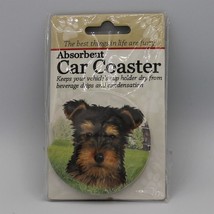 Super Absorbent Car Coaster - Dog - Yorkie - £4.34 GBP