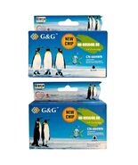 G&amp;G Ink Cartidges Lot Of 2 Black For HP Photosmart NH-R0564XL BK NOS Chi... - €25,95 EUR