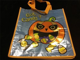 Halloween Trick or Treat Bag Reflective Front, Fabric back 12 x13” GOT CANDY? - £5.22 GBP