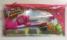Shopkins Brush Buddies Toothbrush, Cap, Floss And Timer Travel Teeth Set... - $5.89