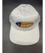 NEW Vintage Minnesota Vikings Football Snapback Hat Logo Athletic Oval H... - $1,759.08 MXN