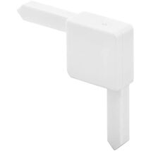 Prime-Line PL 14323 Window &quot;C&quot; Sash Corner, White Plastic, White Plastic - $29.07 CAD