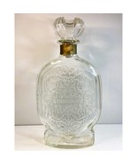 Vintage Schenley Whiskey Embossed Glass Collectible Decanter (1953)-EMPTY - £10.56 GBP