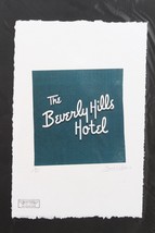 Beverly Hills Hotel Print By Fairchild Paris LE 8/25 - £118.34 GBP