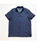 Michael Michael Kors Short Sleeve Polo Shirt Blue Mens Large Preowned - $266.58 MXN