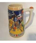 Budweiser - Heroes of the Hardwood Basketball Beer Stein Mug - 1991 - £6.31 GBP