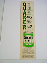 1950 Ad Quaker State Motor Oil, Quaker State Oil Refining Corp., Oil Cit... - £7.07 GBP