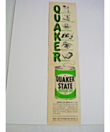 1950 Ad Quaker State Motor Oil, Quaker State Oil Refining Corp., Oil Cit... - $12.33 CAD