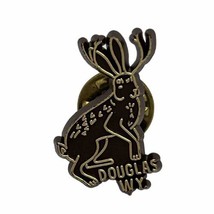 Douglas Wyoming City State Souvenir Tourism Plastic Lapel Hat Pin Pinback - £3.95 GBP