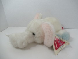 Dakin Plush Elephant Pull Trunk Musical When You Wish Upon Star white blue pink - £63.06 GBP