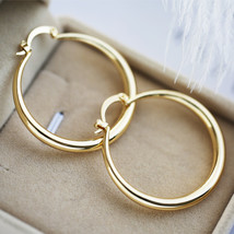 Exaggerated  Simple Gap Circle Earrings Punk Nightclub Ears - £7.98 GBP