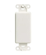 LEVITON Decora White 1 gang Plastic Blank Wall Plate 1 pk - ⭐️Case of 25⭐️ - $139.08 CAD