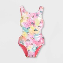 NEW Girls&#39; Disney Princess Tie-Dye Swimsuit - Disney Store 5/6 - £23.16 GBP