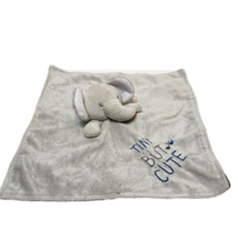 Baby Starters Plush Gray Elephant Tiny But Cute Security Lovey Blanket - $16.56