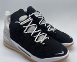 Nike LeBron 18 Black White Gum CQ9283-007 Men’s Size 8 - £86.10 GBP