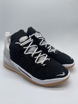 Nike LeBron 18 Black White Gum CQ9283-007 Men’s Size 8 - £87.68 GBP