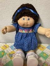 First Edition JESMAR Cabbage Patch Kid Girl Brown Hair Blue Eyes Freckles HM#3 - £334.20 GBP
