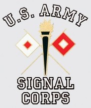 Army Signal Corps Logo Military Car Window Decal Sticker - £14.93 GBP