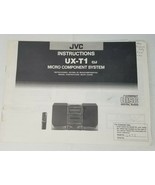 Manual JVC UX-T1 Micro Component Stereo System Instruction Vintage  - $15.15