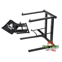 Folding DJ Laptop Stand with Sub-tray Shelf by FAT TOAD - Pro Audio Comp... - £19.88 GBP