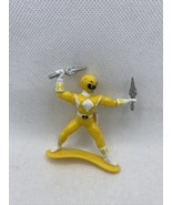 Yellow Ranger Mighty Morphin Power Rangers 3” Inch Action Figure - 1993 ... - £2.75 GBP