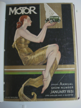1931 Motor Annual- Cadillac Packard Buick Lincoln BOUND Vol Art Deco Racing - $292.05