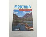 Vintage 1967 Montana The Big Sky Country Highway Map - $20.04