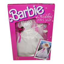 Vintage 1991 Barbie Doll Wedding Of The Year Bride Dress Original Box # 3788 - £26.03 GBP