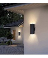 37858TZ Brandon Aluminum Modern Outdoor Wall Light, Exterior Up Down Light - $16.66