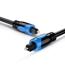 Digital Optical Audio Toslink Cable 50FT Fiber Optic Cord in Wall CL3 Ra... - $46.65