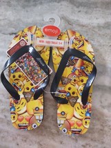 Emoji Sandals Size 3/4 - $9.78