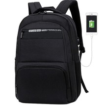 Men's Casual USB Laptop Backback Rucksack Teenage Teenagers Schoolbag Travel Spo - £38.12 GBP