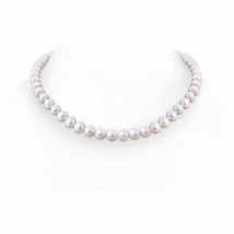 Authenticity Guarantee 
9-10mm, 20&quot; Freshwater Cultured Pearl Single Line Nec... - £579.60 GBP