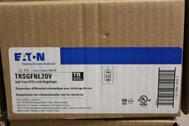 Eaton TRSGFNL20V Self-Test Tamper Resistant 20A GFCI with Nightlight ( I... - £18.66 GBP