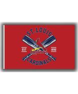 Baseball Team Souvenir Flag 90x150cm 3x5ft Cardinals Bat Best Home Decor... - $18.99