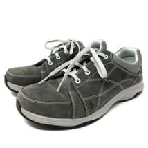 Ahnu Taraval Walking Shoes Womens 7.5 Waterproof Leather Gray Hike Comfort - £27.67 GBP