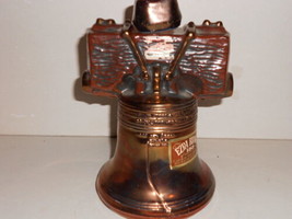 Vintage 1969 Ezra Brooks 155 Heritage China Liberty Bell Whiskey Decanter - £14.07 GBP