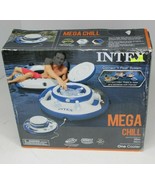 Intex MEGA CHILL Inflatable Floating 24 Can Beverage Cooler 35&quot; New Open... - $23.02