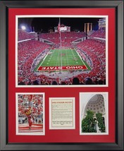 Ohio Stadium Framed Photo Collage, 16&quot; X 20&quot;, Legends Never Die Ohio State - £79.74 GBP