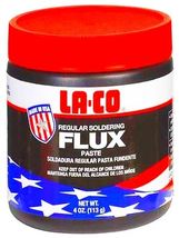LA-CO Lead Free Water Soluble SOLDERING FLUX PASTE copper pipe solder LA... - $32.76