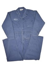 Vintage Unversal Overall Coveralls Mens 46 Blue Stone Cutter Sanforized ... - £60.40 GBP