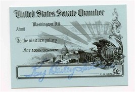 Senator Kay Bailey Hutchinson United States Senate Chamber Pass 106th Congress  - £14.08 GBP