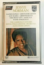 Jessye Norman Cassette Sacred Songs  Ave Maria Sanctus Phillips Digital 7337 151 - £13.25 GBP