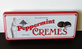 Red &amp; White Tin Williams Sonoma Peppermint Creames - £4.69 GBP